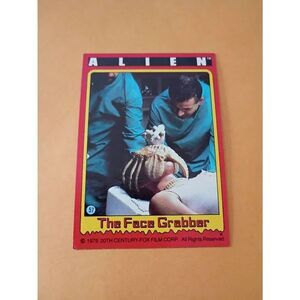 Vintage Collectible 1979 Alien Trading Card #57 20th Century Fox Raw Ungraded